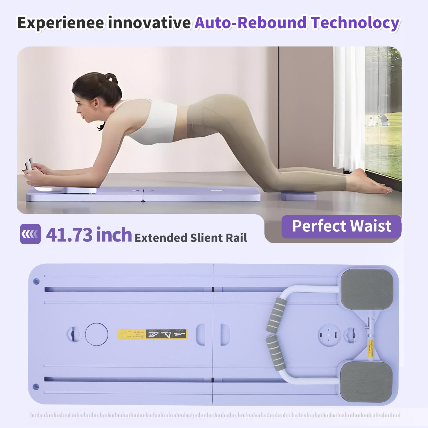 Foldable Pilates Board: Ab Core & Full-Body Training Equipment