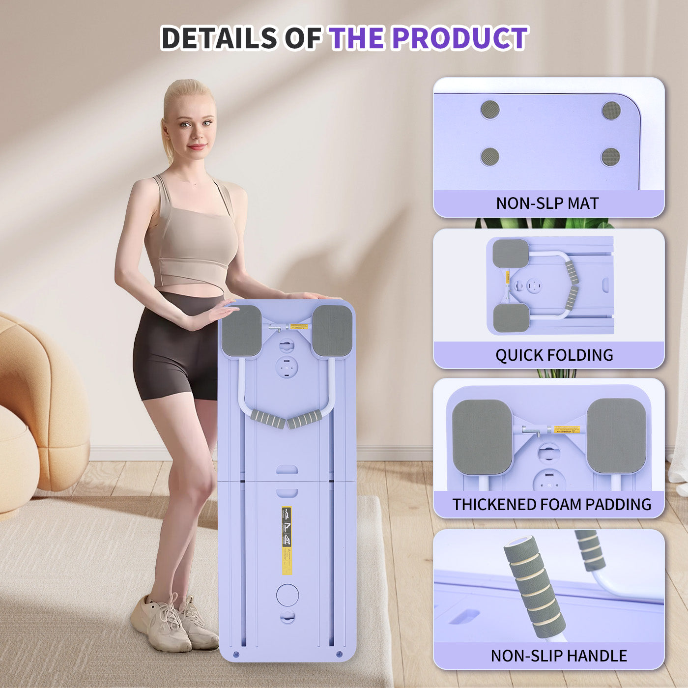 Foldable Pilates Board: Ab Core & Full-Body Training Equipment